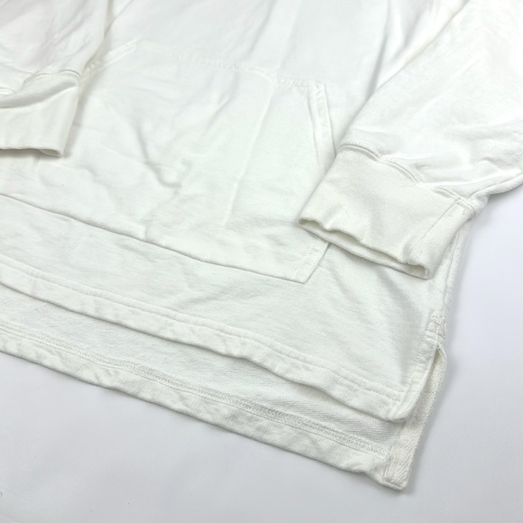 Comfort Colors Hoodie. Size Medium. White. Hi-Lo Hem. Front Kangaroo Pocket. - Picture 2 of 8